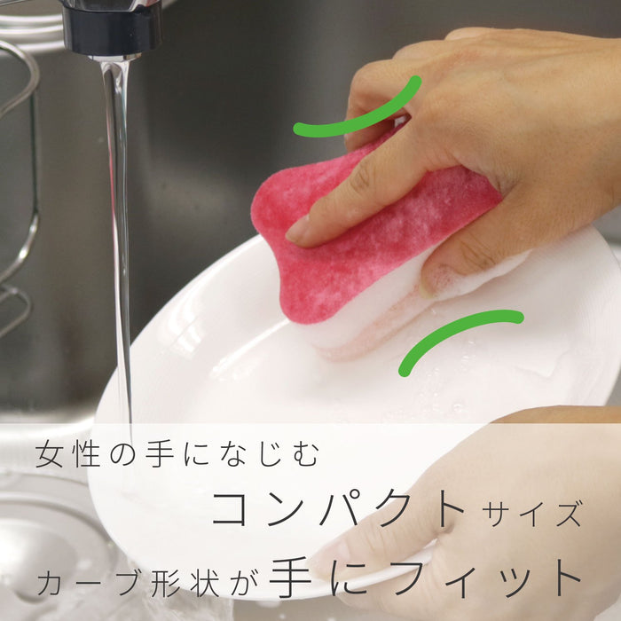 Lec Gekiochi Kitchen Sponge S-805 - Japan-Made Ultra-Fine Fiber for Water Scale Removal-Kiichin - The #1 Place for Japanese Goods in Your Hand!