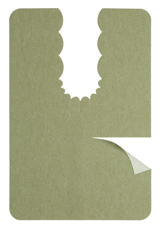 Sanko Mitsuba Okunaga Toilet Mat - Green, 60x90cm, Made in Japan, Washable & Deodorant-Kiichin - The #1 Place for Japanese Goods in Your Hand!