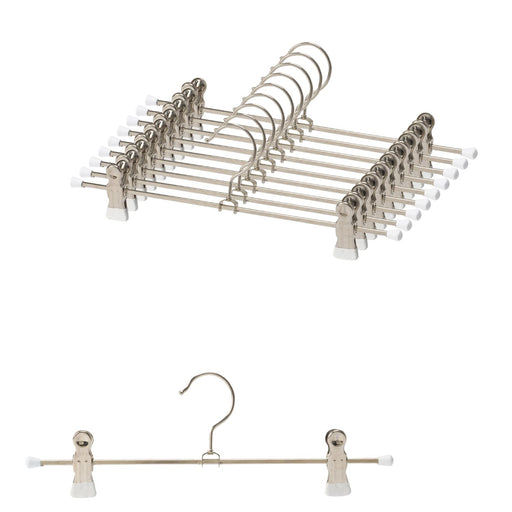 Tomorrow 10Pcs White K30D 30Cm Width Mawa Hanger for Pants and Skirts-Kiichin - The #1 Place for Japanese Goods in Your Hand!