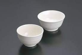 Premium White Melamine Donburi Rice Bowl - 15cm | Min-Kiichin - The #1 Place for Japanese Goods in Your Hand!