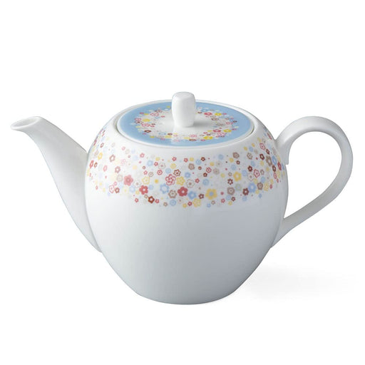 Narumi Japan Pot Portulaca Blue 660Cc - Microwave & Dishwasher Safe-Kiichin - The #1 Place for Japanese Goods in Your Hand!