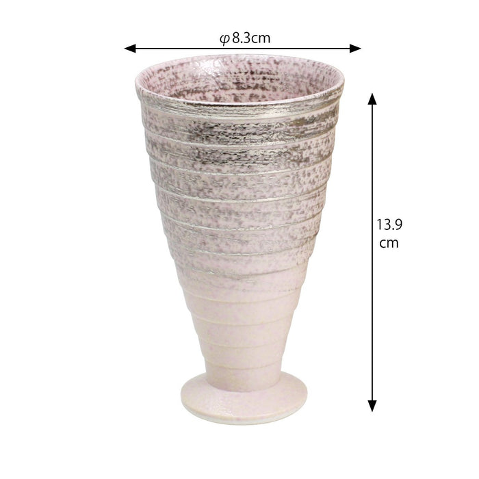 West Japan Pottery Miyabi Brush Goblet 300Cc Arita Ware - Authentic Japanese Craftsmanship-Kiichin - The #1 Place for Japanese Goods in Your Hand!