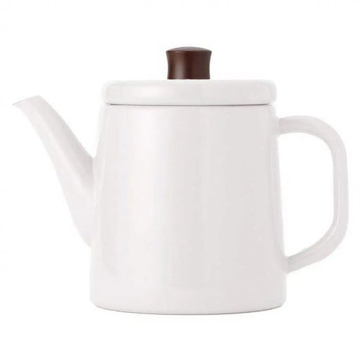 Noda Horo Enamel Kettle 1.5L - White Enameled Tea Pot for Stylish Brewing-Kiichin - The #1 Place for Japanese Goods in Your Hand!