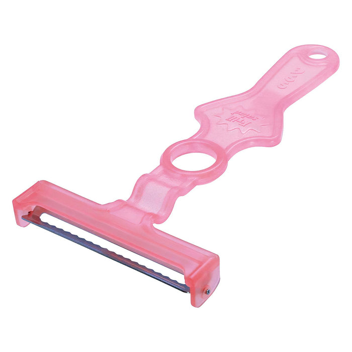 Nonoji Pink Stainless Steel Peeler - Efficient Kitchen Tool for Easy Peeling-Kiichin - The #1 Place for Japanese Goods in Your Hand!
