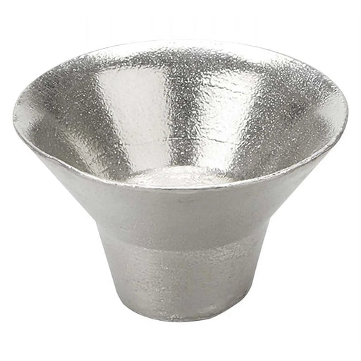 Premium Handmade Tinware Sakazuki Cold Sake Cup - 30ml Silver-Kiichin - The #1 Place for Japanese Goods in Your Hand!