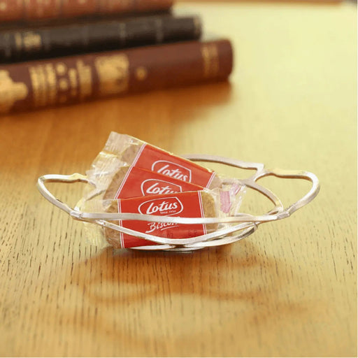 Hand-Crafted Oval Tinware Basket - 163x102mm (501419) by Nousaku Kago-Kiichin - The #1 Place for Japanese Goods in Your Hand!