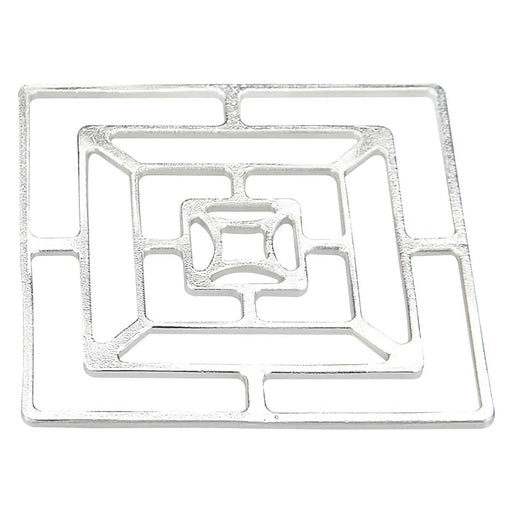 Nousaku Square 120x120mm Hand-Crafted Tinware Folding Basket-Kiichin - The #1 Place for Japanese Goods in Your Hand!