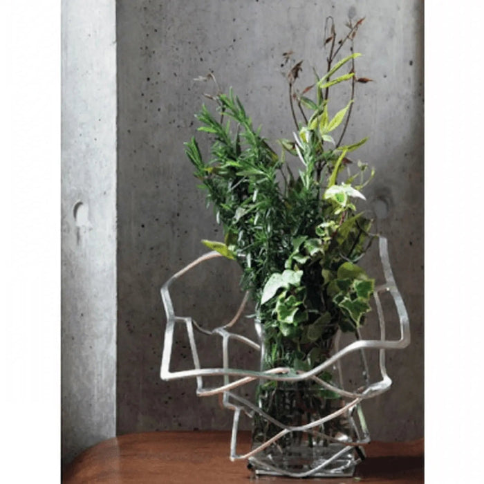 Nousaku Square 120x120mm Hand-Crafted Tinware Folding Basket-Kiichin - The #1 Place for Japanese Goods in Your Hand!