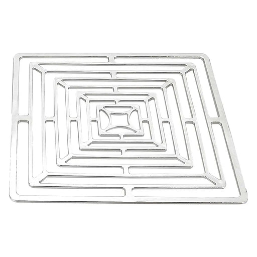 Hand-Crafted Square Tinware Basket - 250x250mm by Nousaku Kago-Kiichin - The #1 Place for Japanese Goods in Your Hand!