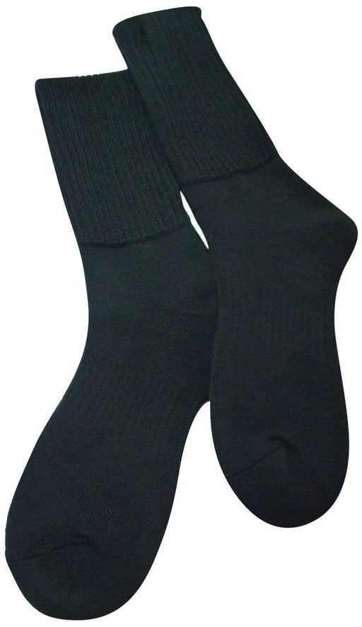 Olive Sara Men's Black Fluffy Thick Socks - Made In Japan-Kiichin - The #1 Place for Japanese Goods in Your Hand!