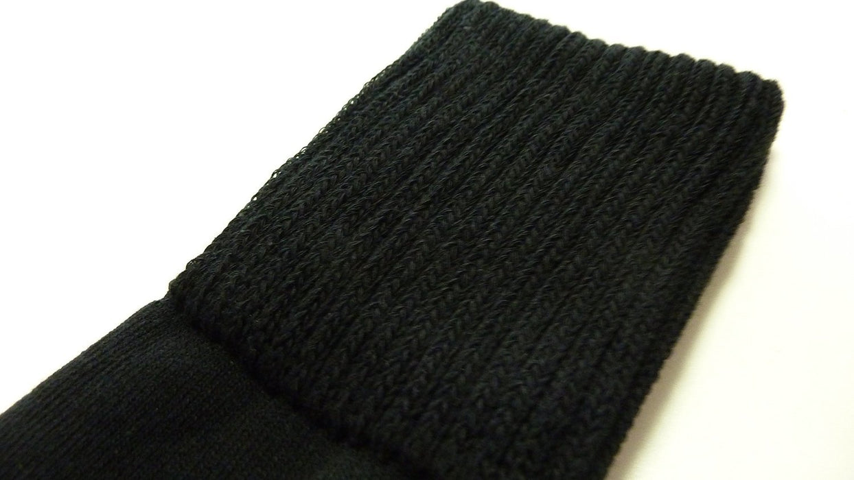 Olive Sara Men's Black Fluffy Thick Socks - Made In Japan-Kiichin - The #1 Place for Japanese Goods in Your Hand!
