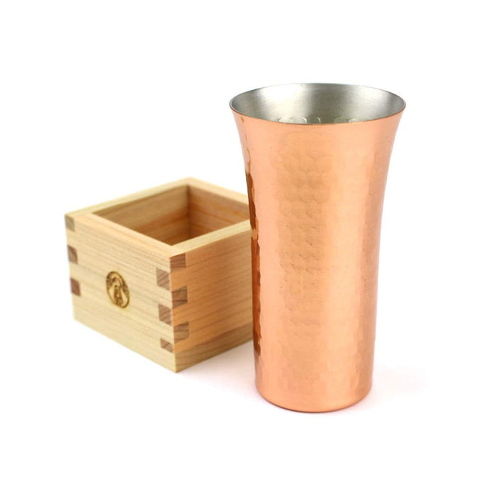 Peaks&Trees Copper Tumbler & Japanese Cypress Sake Cup Set - L Size-Kiichin - The #1 Place for Japanese Goods in Your Hand!