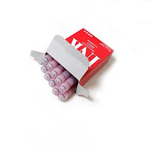 Platinum Fountain Pen Japan Red Ink Cartridge - Spsq-400#2-Kiichin - The #1 Place for Japanese Goods in Your Hand!