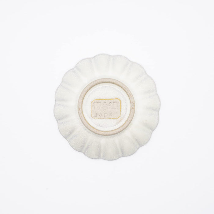 Hana Plate Dish Seto Ware Aito Japan 9cm Ginkaku-Kiichin - The #1 Place for Japanese Goods in Your Hand!