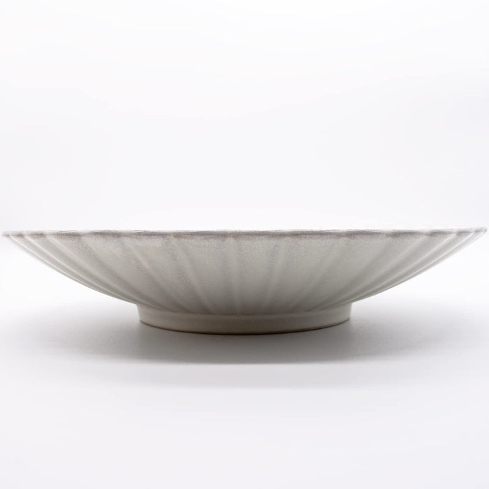 Hana Plate Seto Ware 23cm Ginkaku Aito Japan-Kiichin - The #1 Place for Japanese Goods in Your Hand!