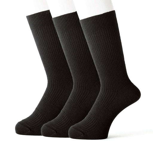 Renfro Men's Black Business Socks Set - Japan Deodorant, 27-30cm, 3 Pairs-Kiichin - The #1 Place for Japanese Goods in Your Hand!