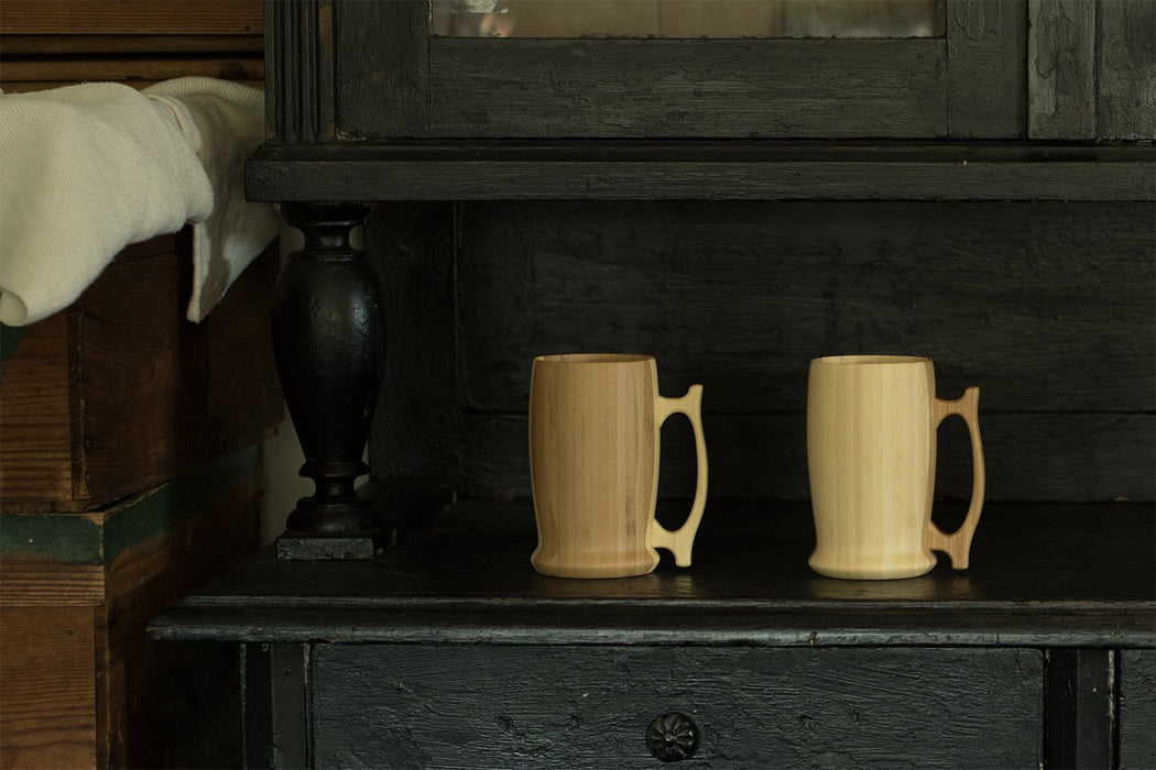 Riveret 500Ml White Beer Mug - Dishwasher Safe-Kiichin - The #1 Place for Japanese Goods in Your Hand!