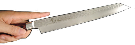 Sakai Takayuki Hammered Damascus 33 Layer Vg-10 270mm Kiritsuke Kengata Sashimi-Kiichin - The #1 Place for Japanese Goods in Your Hand!
