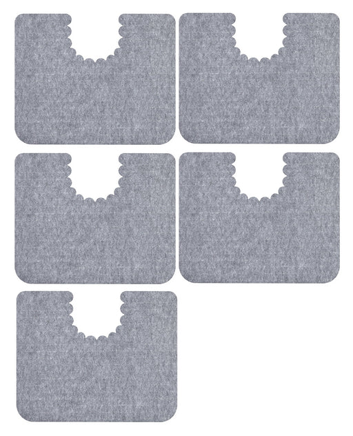 Sanko Mitsuba Men's Urinal Mats - 5Pcs Gray Floor Stain Prevention - Japan Made - Kh-16 - 55x44cm-Kiichin - The #1 Place for Japanese Goods in Your Hand!