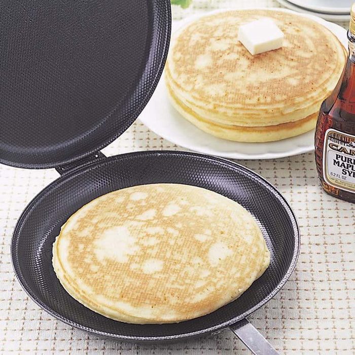Shimomura Iron Okonomiyaki & Pancake Pan - Perfect for Delicious Homemade Pancakes!-Kiichin - The #1 Place for Japanese Goods in Your Hand!