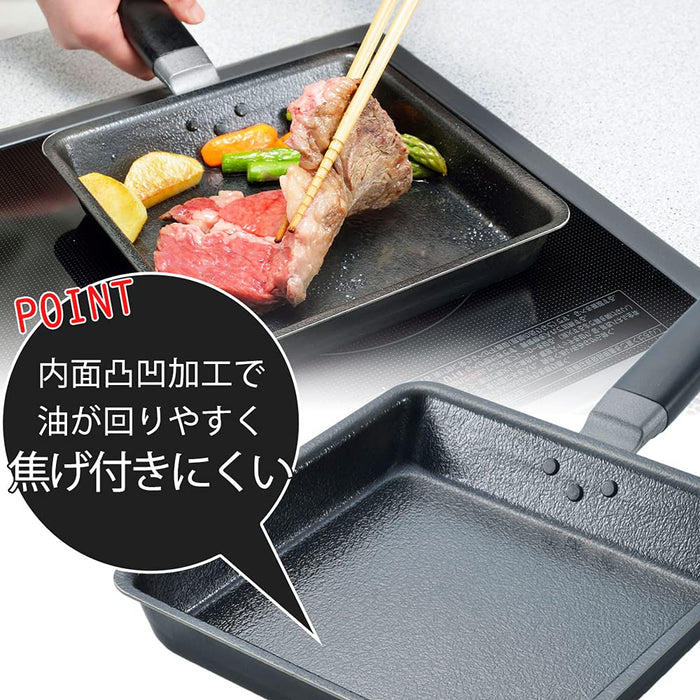 Shimomura Planning And Sales Gyoza Pot 39000 Square Frying Pan with Lid-Kiichin - The #1 Place for Japanese Goods in Your Hand!
