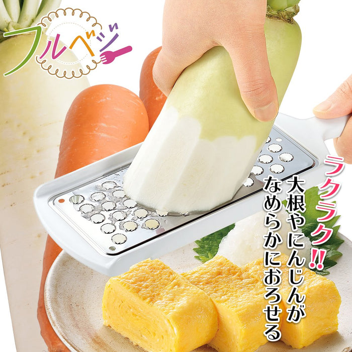 Shimomura Kougyou Japan Fv-605 Stainless Grater - Dishwasher Safe-Kiichin - The #1 Place for Japanese Goods in Your Hand!
