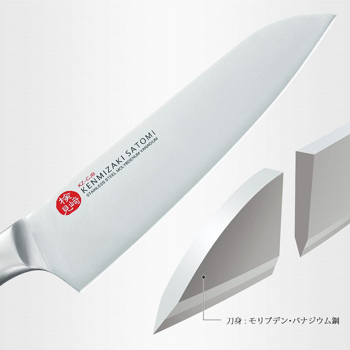 Shimomura Kogyo Santoku Knife 165mm KZ-CJB Dishwasher Safe-Kiichin - The #1 Place for Japanese Goods in Your Hand!