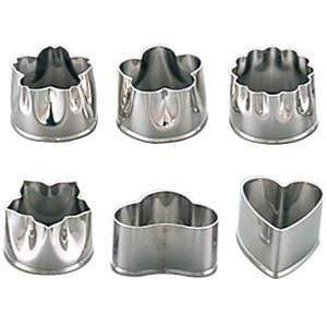 Shimotori Stainless Steel Flower Cookie Cutters - Set of 6-Kiichin - The #1 Place for Japanese Goods in Your Hand!