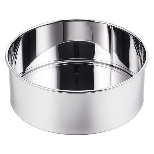 Shimotori 15.5cm Stainless Steel Round Cake Pan - Removable Bottom-Kiichin - The #1 Place for Japanese Goods in Your Hand!