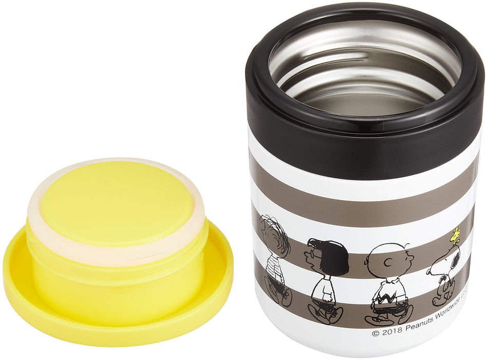 Skater Japan Snoopy Monochrome Peanuts Insulated Soup Jar 300Ml-Kiichin - The #1 Place for Japanese Goods in Your Hand!