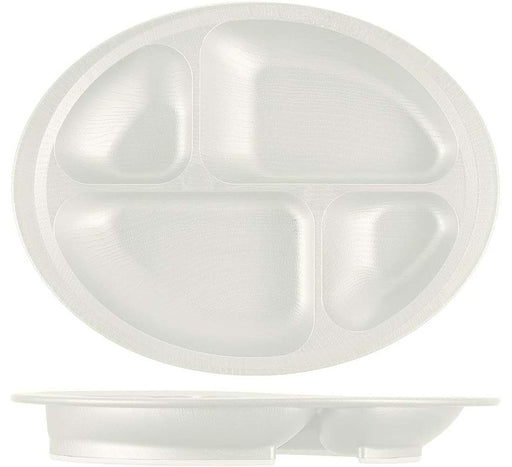 Skater NLPS1-A Wood Grain Divider Plate Cream Made in Japan-Kiichin - The #1 Place for Japanese Goods in Your Hand!