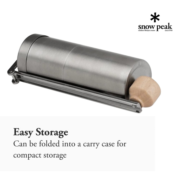 Snow Peak Field Barista Mill Cs-116 - Japanese Coffee Grinder-Kiichin - The #1 Place for Japanese Goods in Your Hand!