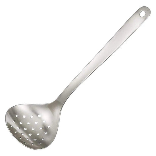 Sori Yanagi Stainless Steel Small Skimmer - Efficient Kitchen Tool-Kiichin - The #1 Place for Japanese Goods in Your Hand!