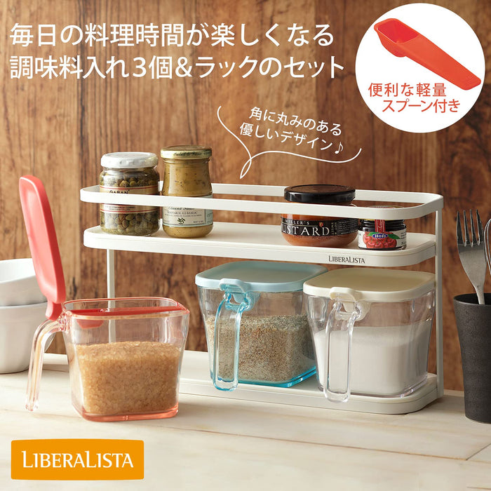 Squirrel Japan Sugar Salt Seasoning Container 720Ml Cookpot - User-Friendly Seasoning Storage-Kiichin - The #1 Place for Japanese Goods in Your Hand!