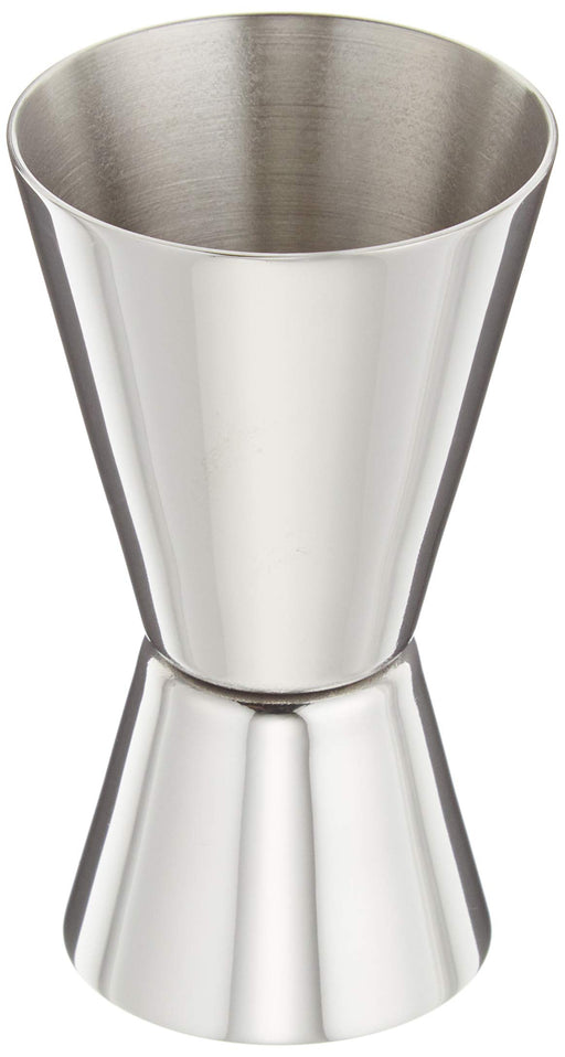 Wadasuke 18/8 Type O Jigger Cup - Small Size (30/15Cc) by Wadasuke Manufacturing Co., Ltd.-Kiichin - The #1 Place for Japanese Goods in Your Hand!