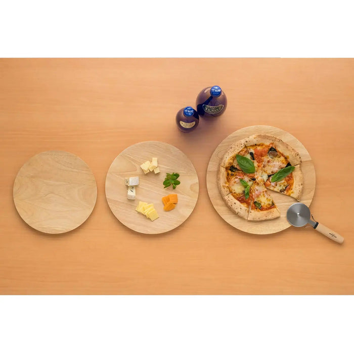 Swanson 25cm Rubberwood Pizza Serving Plate-Kiichin - The #1 Place for Japanese Goods in Your Hand!