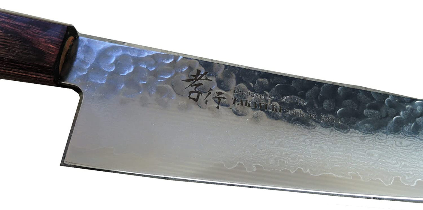 Takayuki Sakai 33 Layer Damascus VG10 Wagyu Sword 210mm 07475-Kiichin - The #1 Place for Japanese Goods in Your Hand!