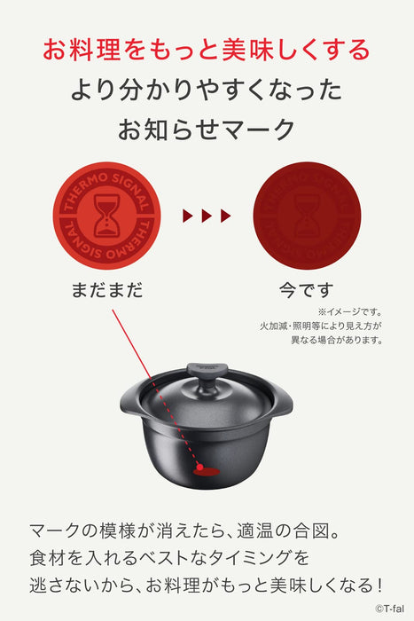 T-Fal Castline Aroma Pro Rice Pot - Non-Sticking Japan Black E25195-Kiichin - The #1 Place for Japanese Goods in Your Hand!