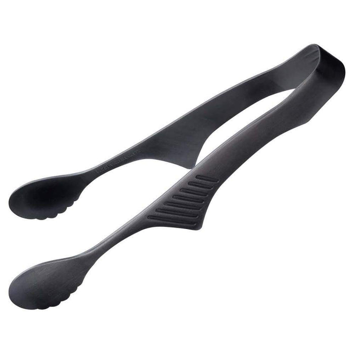 Premium Non-Slip Clever Tongs - Todai Rikyu Black Stainless Steel-Kiichin - The #1 Place for Japanese Goods in Your Hand!