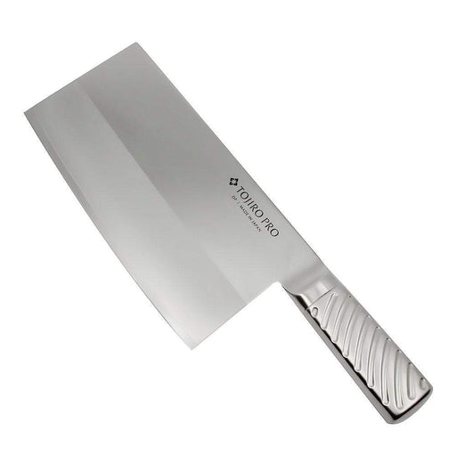 Tojiro-Pro Dp 3-Layer Chinese Cleaver - Stainless Steel Handle (220x90mm)-Kiichin - The #1 Place for Japanese Goods in Your Hand!