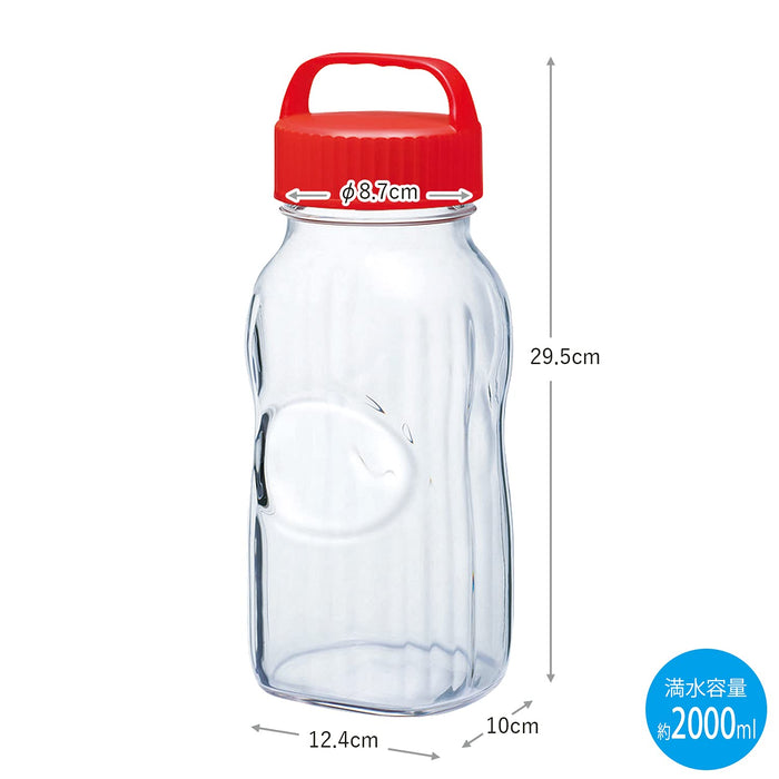 Toyo Sasaki Glass Japan 2000Ml Ume Pickled Fruit Sake Bottle-Kiichin - The #1 Place for Japanese Goods in Your Hand!