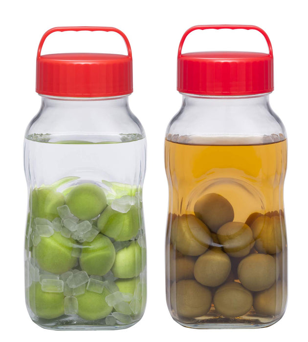 Toyo Sasaki Glass Japan 2000Ml Ume Pickled Fruit Sake Bottle-Kiichin - The #1 Place for Japanese Goods in Your Hand!