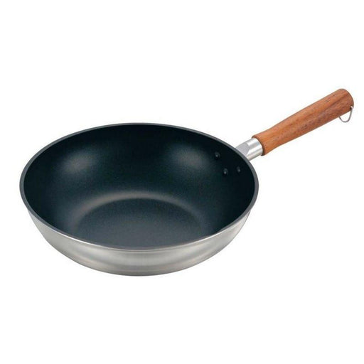 Premium Japanese-Made Urushiyama 28Cm Non-Stick Wok - High-Quality Die-Cast Aluminium-Kiichin - The #1 Place for Japanese Goods in Your Hand!