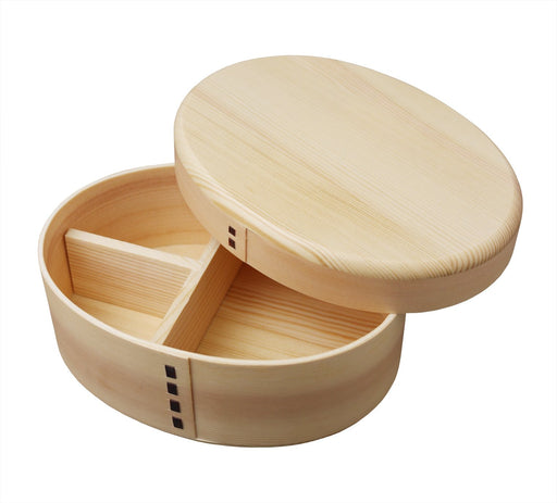 Ruozhao Japan Magewappa Single Tier Lunch Box - Oval Earl Finish-Kiichin - The #1 Place for Japanese Goods in Your Hand!