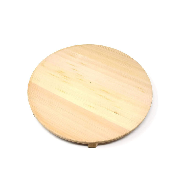 Yamacoh Sawara Cypress Round Wooden Lid for 72cm Hangiri Sushi Rice Mixing Bowl-Kiichin - The #1 Place for Japanese Goods in Your Hand!