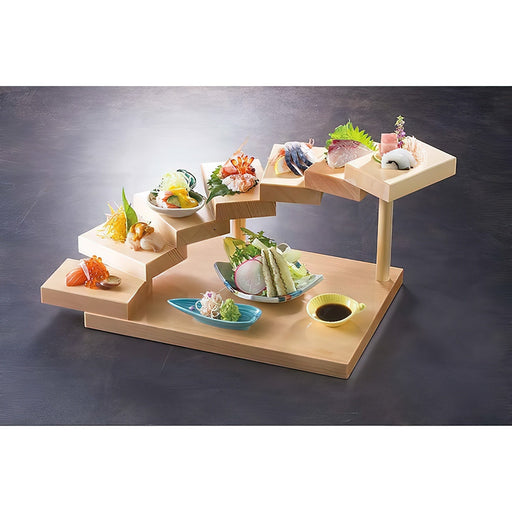Yamacoh 7-Tier 3D Wooden Sushi Serveware-Kiichin - The #1 Place for Japanese Goods in Your Hand!