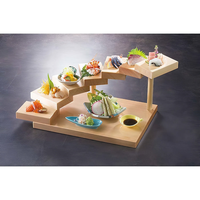 Yamacoh 7-Tier 3D Wooden Sushi Serveware-Kiichin - The #1 Place for Japanese Goods in Your Hand!