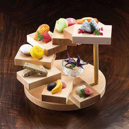 Yamacoh 8-Tier 3D Wooden Sushi Serveware-Kiichin - The #1 Place for Japanese Goods in Your Hand!