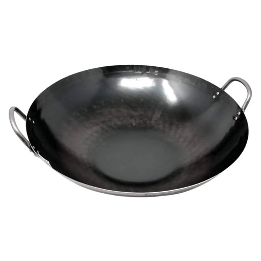 Yamada 33cm Double-Handle Wok - Premium Iron (1.2mm Thickness)-Kiichin - The #1 Place for Japanese Goods in Your Hand!