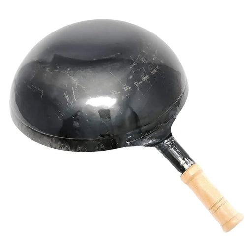 Yamada 24cm Round Bottom Wok with Wooden Handle - 1.2mm Thickness-Kiichin - The #1 Place for Japanese Goods in Your Hand!